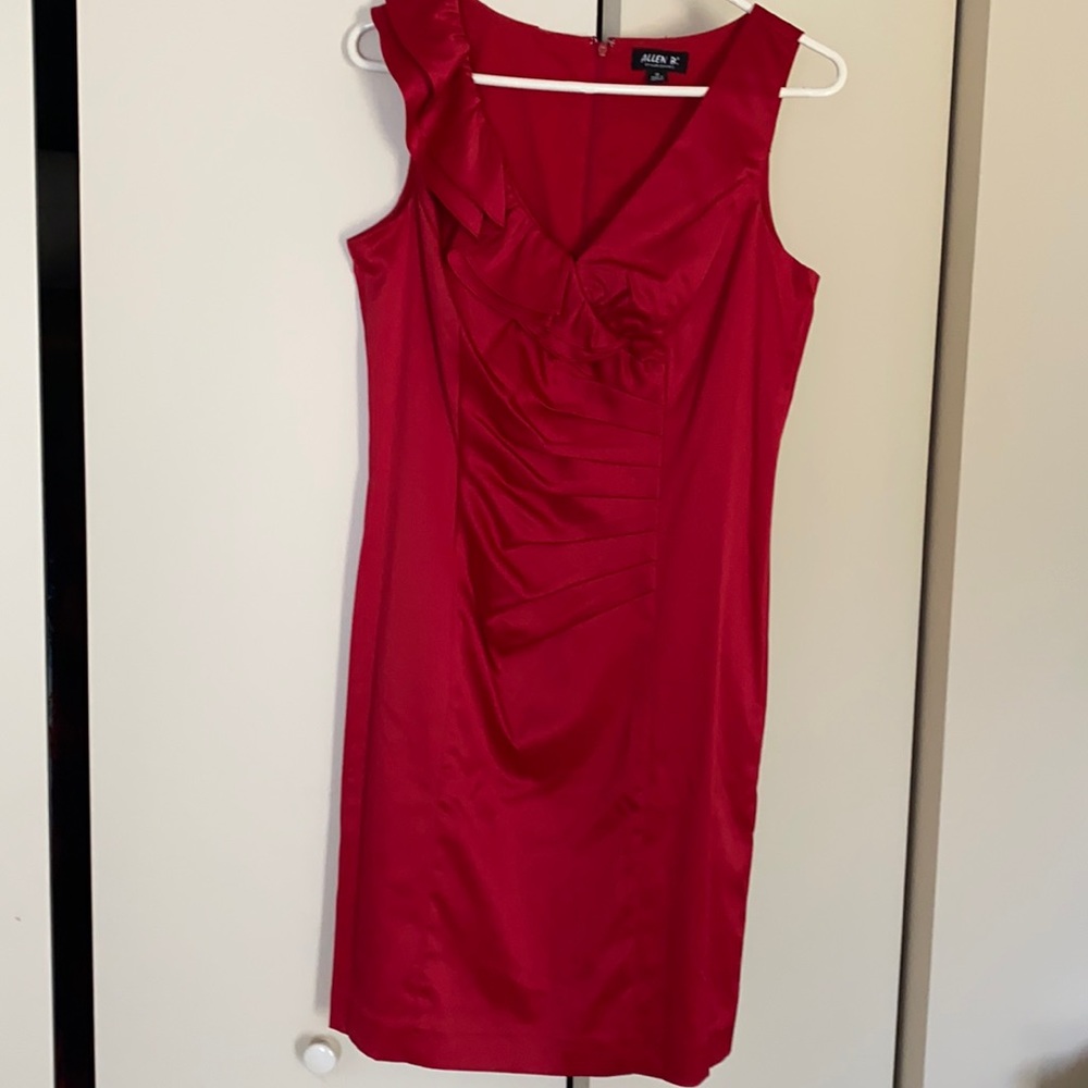 Red cocktail dress